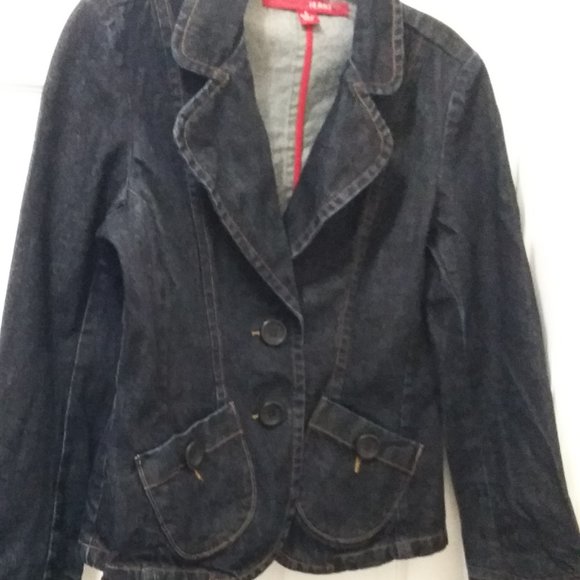 Armour Jeans Jacket -pockets, buttons - Picture 1 of 5